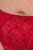 Ulla Popken 846235 Shorties en dentelle Rouge - Culottes - 