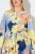 Ulla Popken 846330 Robe longue fleurie Bleu clair - Robes maxi - Robes longues pour femmes rondes