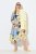 Ulla Popken 846330 Robe longue fleurie Bleu clair - Robes maxi - Robes longues pour femmes rondes