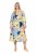 Ulla Popken 846330 Robe longue fleurie Bleu clair - Robes maxi - Robes longues pour femmes rondes