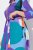Ulla Popken 846351 Robe chemise imprimée Lilas - Robes midi - Robes mi-longues pour femmes rondes