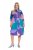 Ulla Popken 846351 Robe chemise imprimée Lilas - Robes midi - Robes mi-longues pour femmes rondes