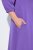 Ulla Popken 846373 Robe sweat trapèze à manches 3/4 Lilas - Robes - Des robes dans toutes les tailles