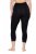 Ulla Popken 846491 Legging collant 3/4 en dentelle Noir - Collants & chaussettes - 