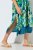 Ulla Popken 846493 Robe imprimée Pétrole - Caftans - 