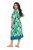 Ulla Popken 846493 Robe imprimée Pétrole - Caftans - 