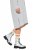 Ulla Popken 846886 Robe sweat à capuche Gris chiné - Robes sweat - 
