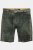 JP1880 846895 Bermuda en cuir de chèvre velours Olive foncé - Shorts - Shorts hommes grande taille