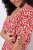 Ulla Popken 846912 Robe mi-longue imprimée Corail - Robes midi - Robes mi-longues pour femmes rondes
