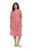 Ulla Popken 846912 Robe mi-longue imprimée Corail - Robes midi - Robes mi-longues pour femmes rondes