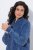 Ulla Popken 847035 Veste matelassée Bleu denim - Vestes - Vestes grande taille pour femme
