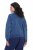 Ulla Popken 847035 Veste matelassée Bleu denim - Vestes - Vestes grande taille pour femme