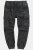 JP1880 847064 Pantalon cargo en cuir nappa d'agneau Noir - Pantalons en cuir pour homme en grandes tailles - Pantalons en cuir grandes tailles