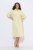 Ulla Popken 847224 Robe en lin mélangé Jaune - Robes d'été - Robes légères d'été en grande taille