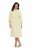 Ulla Popken 847224 Robe en lin mélangé Jaune - Robes d'été - Robes légères d'été en grande taille