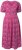 Ulla Popken 847409 Robe longue imprimée Rouge baie - Robes maxi - Robes longues pour femmes rondes