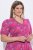Ulla Popken 847409 Robe longue imprimée Rouge baie - Robes maxi - Robes longues pour femmes rondes
