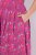 Ulla Popken 847409 Robe longue imprimée Rouge baie - Robes maxi - Robes longues pour femmes rondes