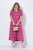 Ulla Popken 847409 Robe longue imprimée Rouge baie - Robes maxi - Robes longues pour femmes rondes
