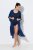 Ulla Popken 847654 Robe imprimée Bleu marine - Caftans - 