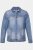 STHUGE 847739 Veste en jean look vintage Bleu clair - Vestes - Vestes homme grandes tailles
