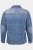 STHUGE 847739 Veste en jean look vintage Bleu clair - Vestes - Vestes homme grandes tailles