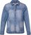 STHUGE 847739 Veste en jean look vintage Bleu clair - Vestes - Vestes homme grandes tailles