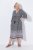 Ulla Popken 847798 Robe mi-longue trapèze à col V Noir - Robes midi - Robes mi-longues pour femmes rondes