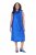 Ulla Popken 847862 Robe en satin Bleu roi - Robes d'été - Robes légères d'été en grande taille