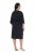 Ulla Popken 847909 Robe mi-longue fleurie Noir - Robes midi - Robes mi-longues pour femmes rondes