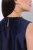 Ulla Popken 847918 Robe en mousseline fleurie Bleu marine - Robes midi - Robes mi-longues pour femmes rondes