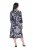 Ulla Popken 847972 Robe en maille fleurie Blanc - Robes en maille - 