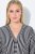 Ulla Popken 848052 Robe mi-longue rayée à ceinture à nouer Noir - Robes midi - Robes mi-longues pour femmes rondes