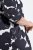 Ulla Popken 848061 Robe mi-longue fleurie à manches 3/4 Noir - Robes midi - Robes mi-longues pour femmes rondes