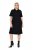 Ulla Popken 848105 Robe sweat Noir - Robes - Des robes dans toutes les tailles