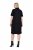 Ulla Popken 848105 Robe sweat Noir - Robes - Des robes dans toutes les tailles
