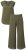 Ulla Popken 848131 Pyjama en dentelle Vert olive - Pyjamas/vêtements de détente - 