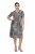 Ulla Popken 848137 Robe à sequins à imprimé animal Beige - Robes de soirée - Robes de soirée en grandes tailles