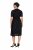 Ulla Popken 848140 Robe à sequins Noir - Robes de soirée - Robes de soirée en grandes tailles