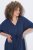 Ulla Popken 848224 Robe mi-longue à cordon Bleu marine - Robes midi - Robes mi-longues pour femmes rondes