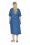 Ulla Popken 848491 Robe chemise Bleu denim - Robes midi - Robes mi-longues pour femmes rondes