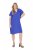 Ulla Popken 848526 Robe en lin mélangé à poches Bleu - Robes d'été - Robes légères d'été en grande taille