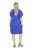 Ulla Popken 848526 Robe en lin mélangé à poches Bleu - Robes d'été - Robes légères d'été en grande taille