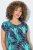 Ulla Popken 848696 Robe imprimée Bleu marine - Robes d'été - Robes légères d'été en grande taille