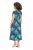 Ulla Popken 848696 Robe imprimée Bleu marine - Robes d'été - Robes légères d'été en grande taille