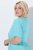 Ulla Popken 848724 Robe imprimée à volants Turquoise - Robes - Des robes dans toutes les tailles