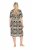 Ulla Popken 848789 Robe mi-longue imprimée à poches Bleu marine - Robes midi - Robes mi-longues pour femmes rondes