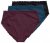 Ulla Popken 848803 Culottes en dentelle lot de 3 Bordeaux - Culottes - 