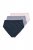 Ulla Popken 848803 Culottes en dentelle lot de 3 Bleu clair - Culottes - 