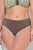 Ulla Popken 848826 Strings à imprimé animal lot de 3 Taupe - Culottes - 